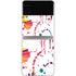 Chromatic Splatter White Galaxy Z Flip3 5G Skin